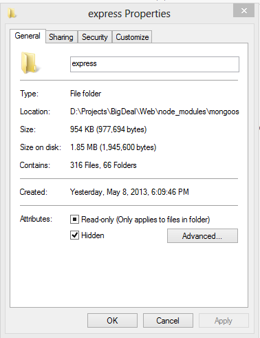 hidden folder